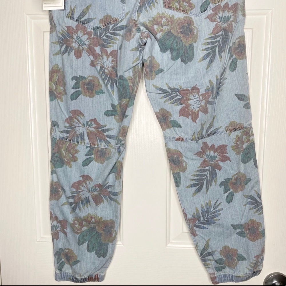 MOTHER Denim No Zip Misfit Floral Pants Fresh Cut NWT - Picture 6 of 15